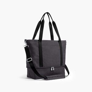 Lo & Sons Catalina Deluxe Tote Midnight Ash Eco Friendly Canvas Weekender Bag
